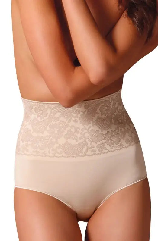 Ignite Passion and Confidence with Control Body Print Lace Skin Shaping Brief