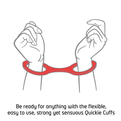 Quickie Cuffs Red (Large)