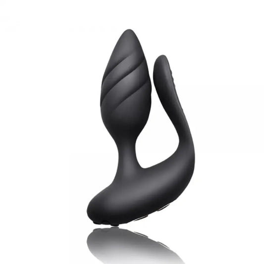 Ignite Passion with Rocks Off Cocktail Remote Control Couples Vibe Black