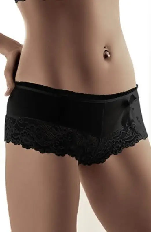 Ignite Passion with Roza Sisi Black Matching Shorts