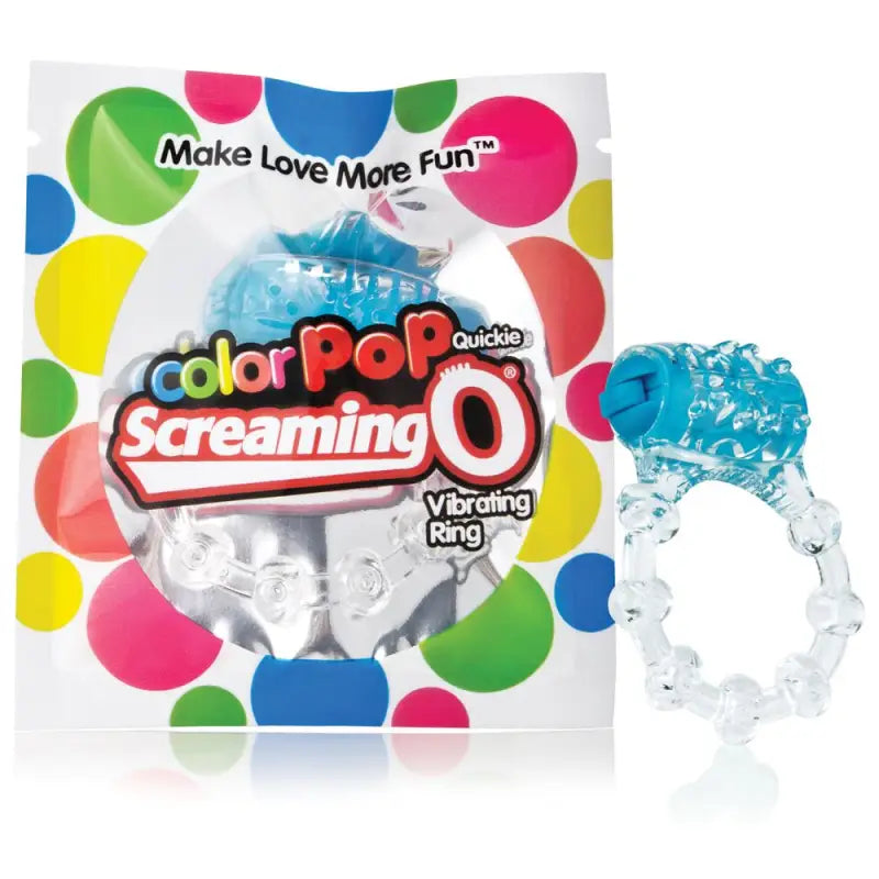 Screaming O Colour Pop Quickie Basic Ring - Blue 