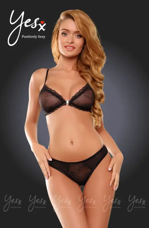 Ignite Passion with the YesX YX517 Lovely Two Piece Bra Set - S/M