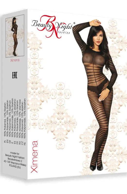 Indulge in Elegance with Beauty Night BN6583 Ximena Bodystocking - One Size (S-L)