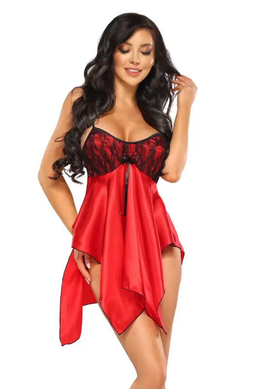 Indulge in Elegance with Beauty Night BN6646 Julieta Chemise Red