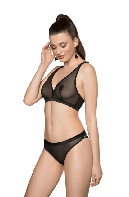 Indulge in Elegance with Roza Lisbet Black Soft Cup Bra