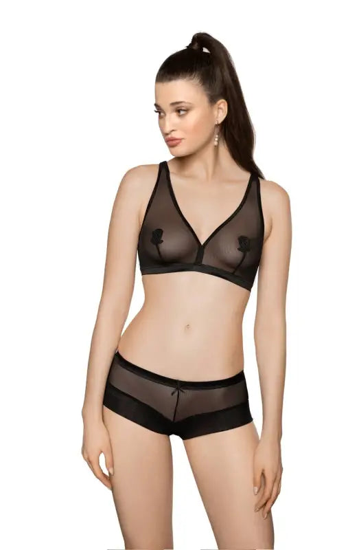 Indulge in Elegance with Roza Lisbet Black Soft Cup Bra