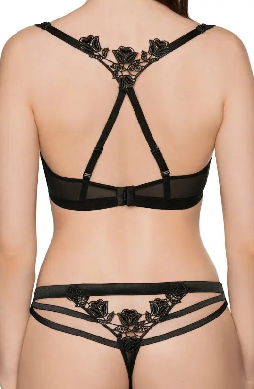 Indulge in Elegance with Roza Lisbet Black Soft Cup Bra