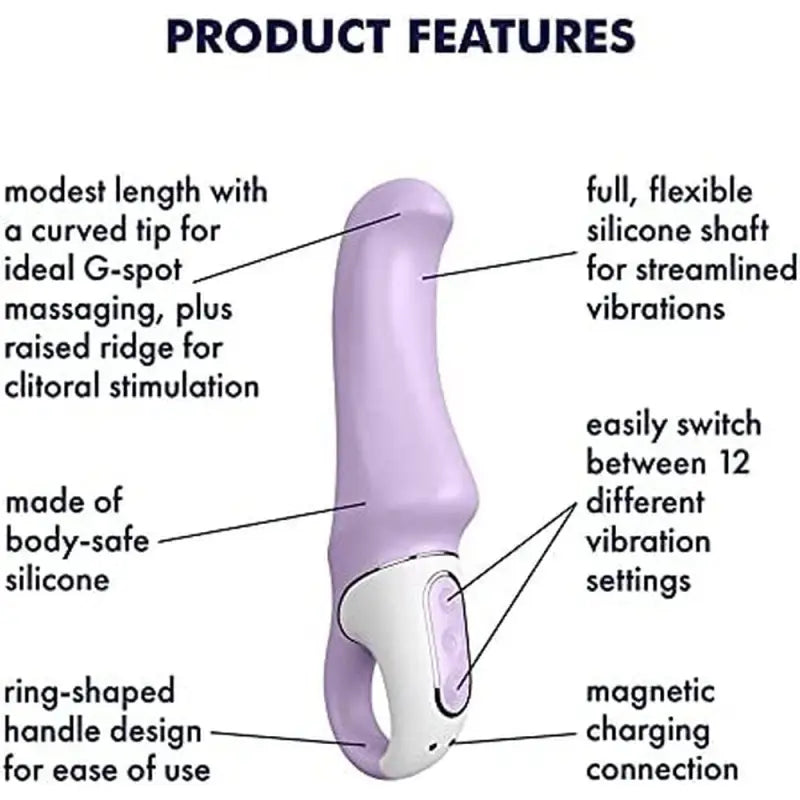 Indulge in Elegance with Satisfyer Vibes Charming Smile Rechargeable G-Spot Vibrator