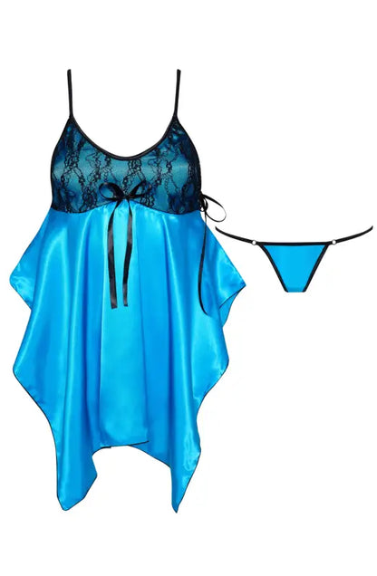 Indulge in Elegance with the Beauty Night BN6647 Julieta Chemise Turquoise