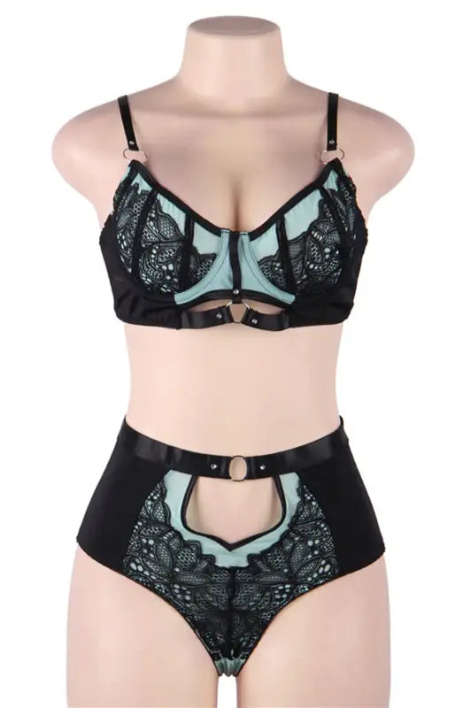 Indulge in Elegance with the YesX YX830Q Blue Bra Set