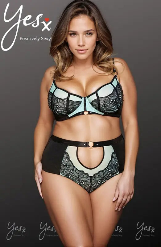 Indulge in Elegance with the YesX YX830Q Blue Bra Set