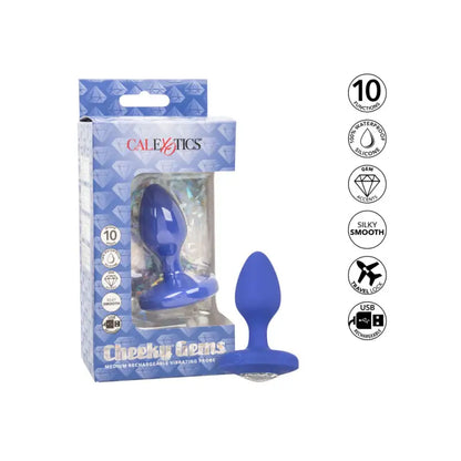 Indulge in Luxury with Cheeky Gems Medium Rechargeable Vibrating Butt Plug