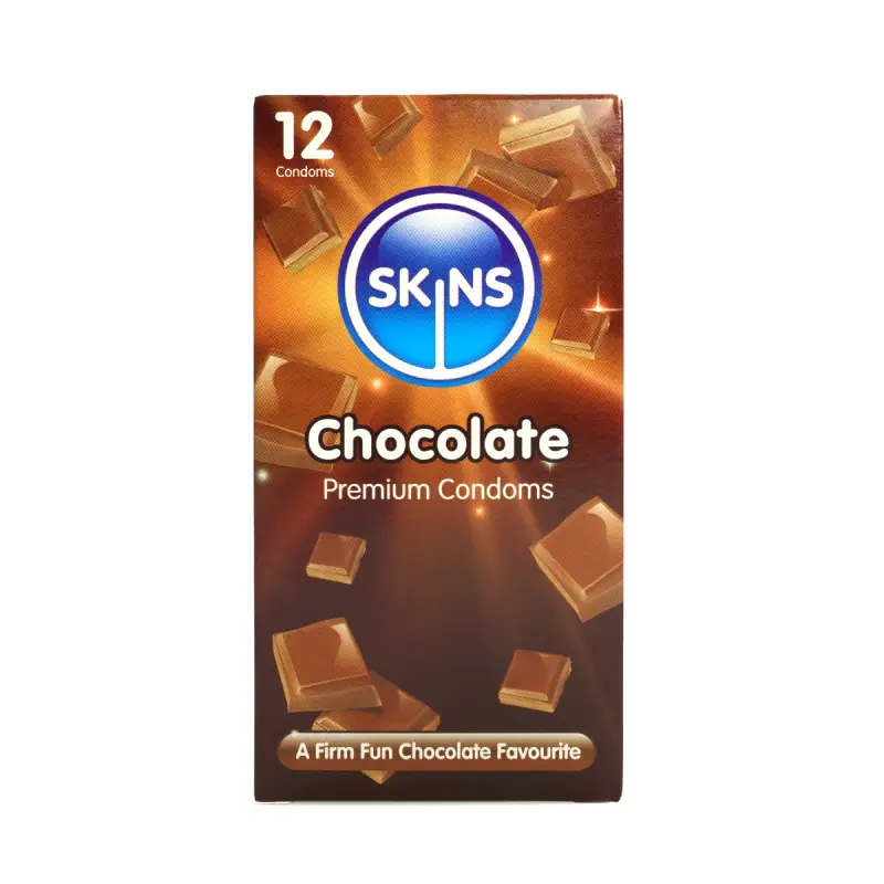 Skins Condoms Chocolate 12 Pack International 1