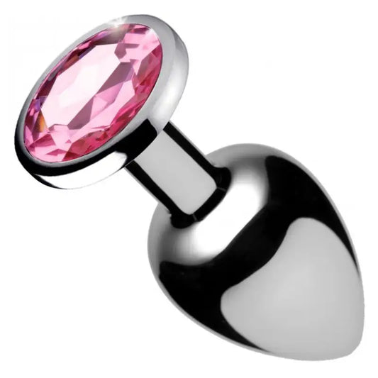 Indulge in Pleasure with the Booty Sparks Pink Gem Medium Anal Plug