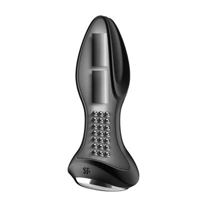 Satisfyer Rotator Plug 2+ App-Controlled Black Rotating Vibrating Anal Plug