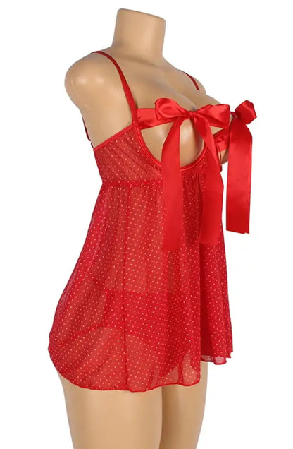 Indulge in Seduction with the YesX YX841 Red Babydoll Set