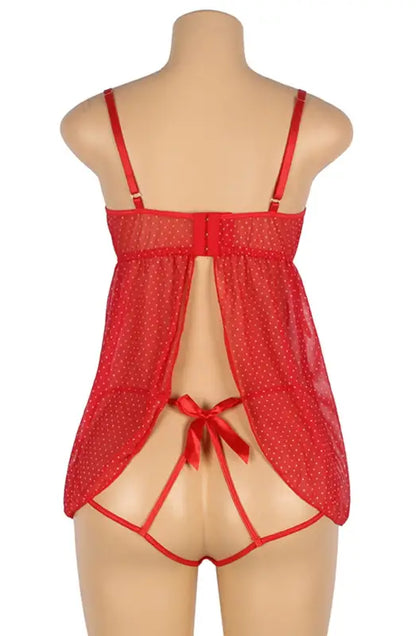 Indulge in Seduction with the YesX YX841 Red Babydoll Set