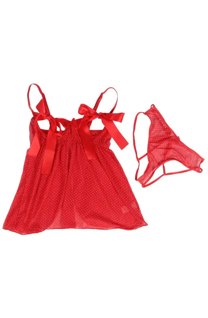 Indulge in Seduction with the YesX YX841 Red Babydoll Set