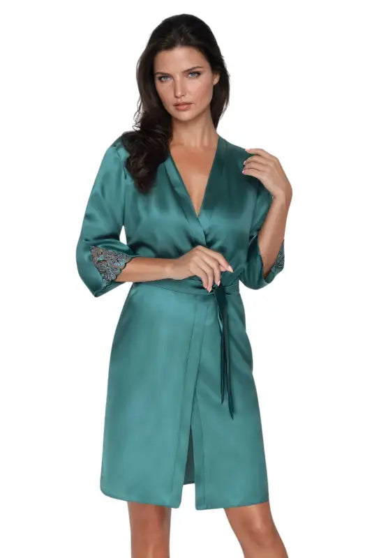 Irall Emerald Dressing Gown Exudes Timeless Elegance and Luxury