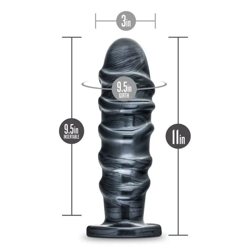 Jet Annihilator 11 Inch Dildo with Suction Cup Base for Ultimate Pleasure