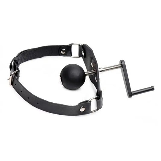 Killer Leather Mouth Gag for Bondage Gear and Play