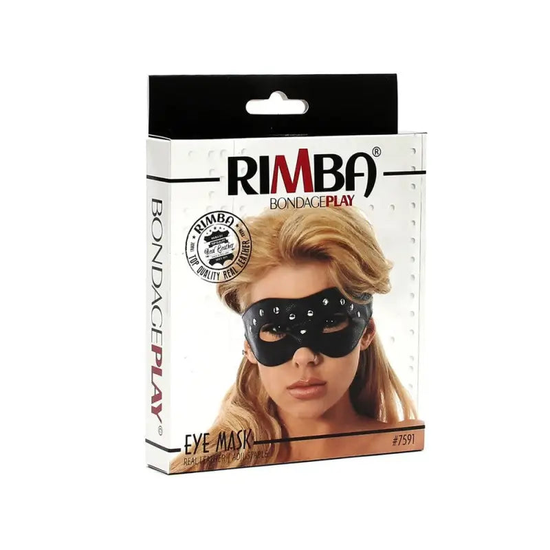 Leather Open Eye Mask with Rivets for Ultimate Pleasure and Comfort