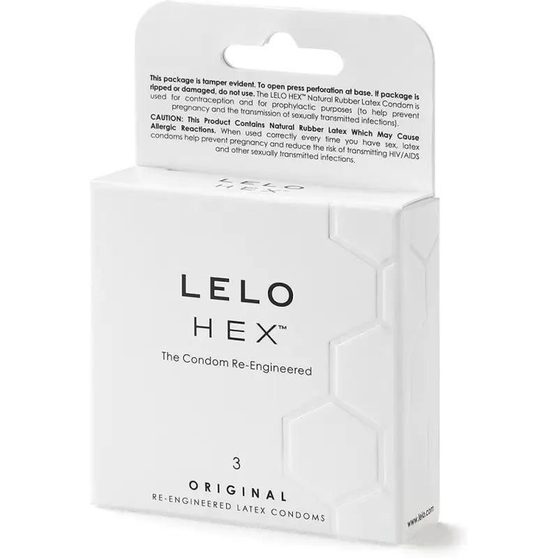 Lelo Hex Original Condoms 3 Pack for Exquisite Satisfaction