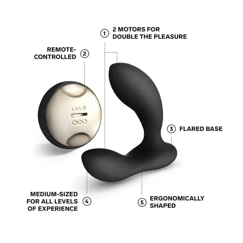 LELO Hugo Luxury Prostate Massager for Enhanced Anal Exploration