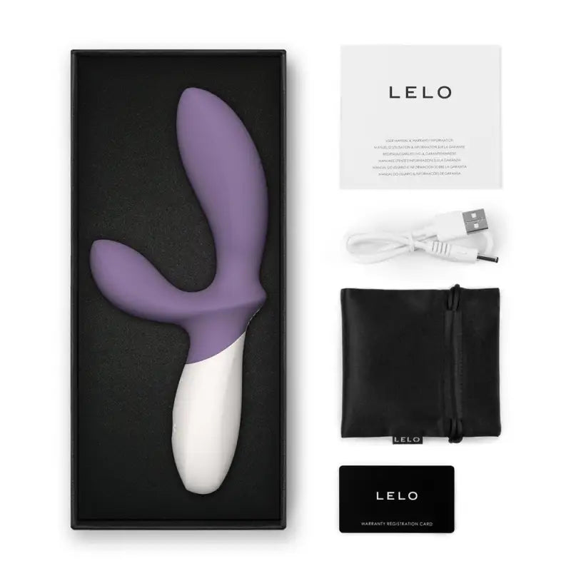 Lelo Loki Wave Violet Dust Prostate Massager for Enhanced Pleasure