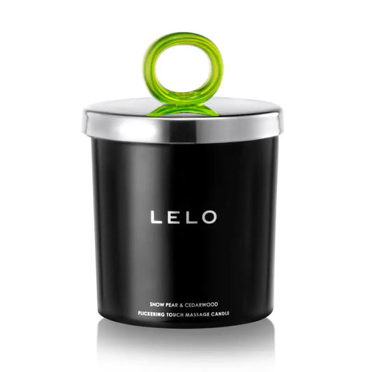 Lelo Snow Pear and Cedarwood Flickering Touch Massage Candle