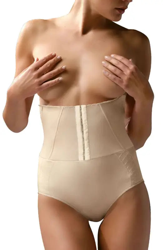 Luxury Corset Shaping Brief with Hook and Eye Fastenings for Ultimate Control