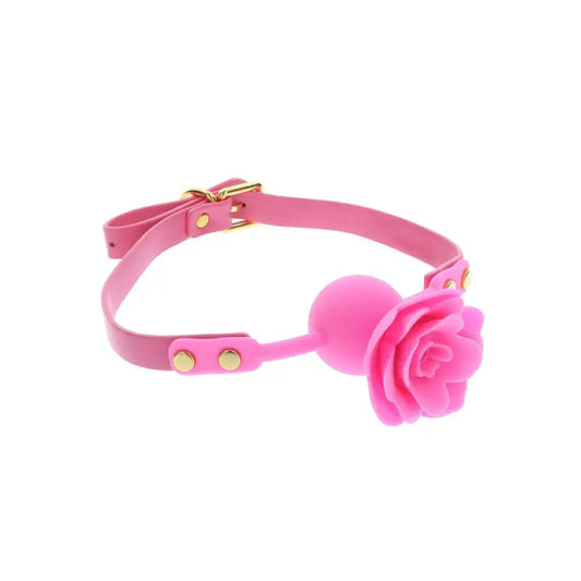 Malibu Rose Ball Gag for Enhanced Bondage Experiences