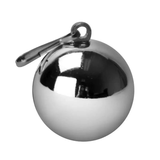 Master Series Chrome Ball Weight for Cock and Ball Bondage 8oz