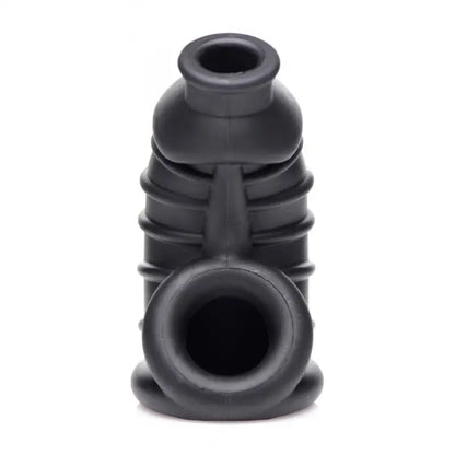 Master Series Dark Chamber Silicone Chastity Cage for Ultimate Pleasure