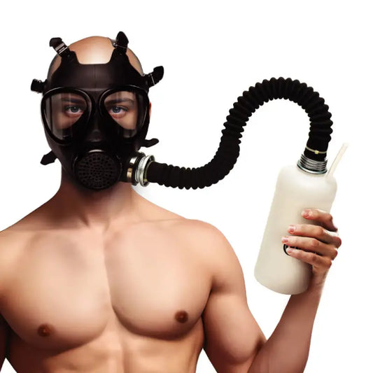 Master Series Inhaler Gas Mask for Breath Play and Bondage Experiences