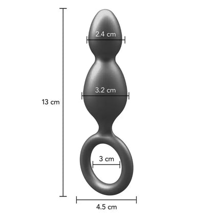 Metallic Silicone Anal Probe Sets for Enhanced Pleasure