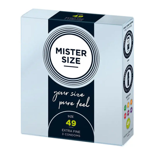 Mister Size 49mm Pure Feel Condoms for Natural Regular