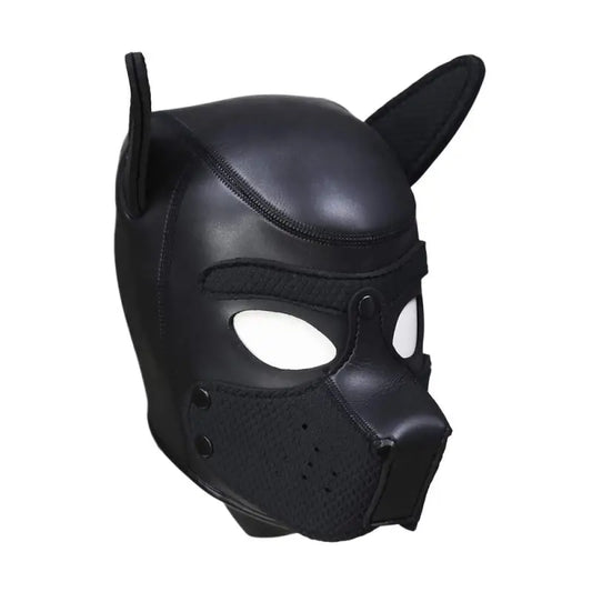 Neoprene Puppy Mask for Engaging Puppy Play Experiences