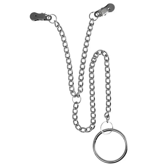 Nipple Clamps with Scrotum Ring for Enhanced Pleasure Experience