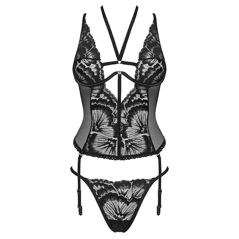 Obsessive Alessya Corset with Underwired Cups in Elegant Lace