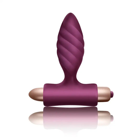 Oryx Twisted Anal Vibrating Buttplug in Body-Safe Silicone