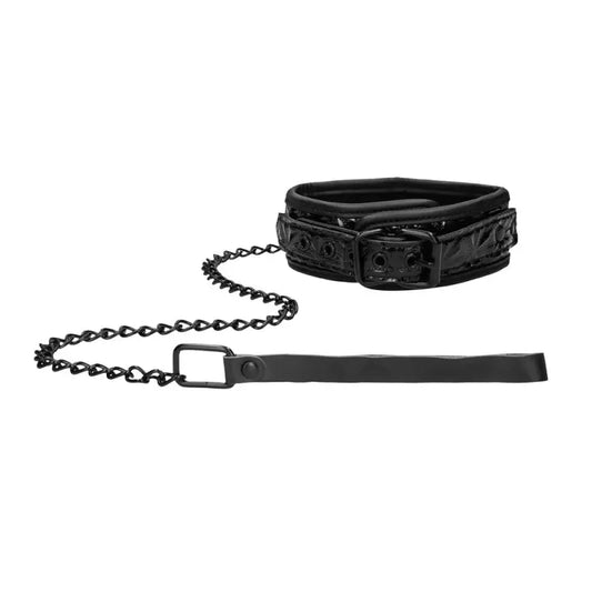 Ouch Luxury Collar with Leash for Ultimate Control and Comfort