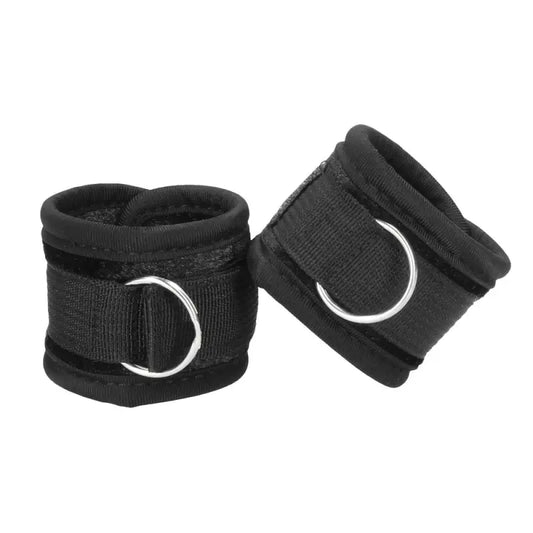 Ouch Velvet Velcro Wrist Cuffs for Comfortable Bondage Play