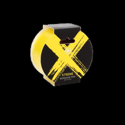 Ouch Xtreme Bondage Tape 57FT in Yellow for Intense Play