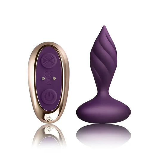 Petite Sensations Desire Butt Plug in Purple for Anal Pleasure