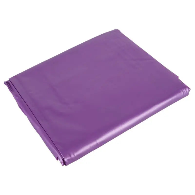 Purple Orgy Bedsheets Made of Vinyl for Ultimate Pleasure