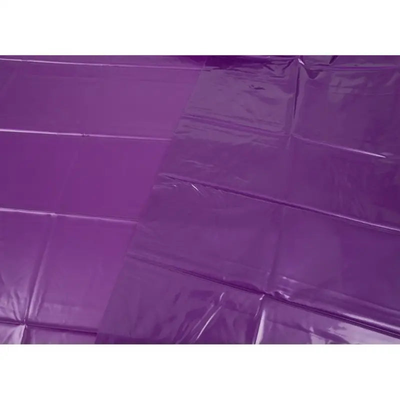 Purple Orgy Bedsheets Made of Vinyl for Ultimate Pleasure