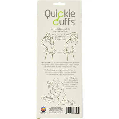 Quickie Cuffs Large for Sensuous Bondage Pleasure and Portability