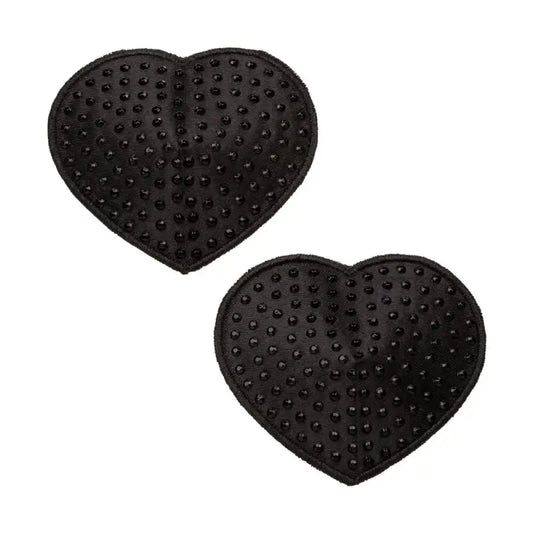 Radiance Black Heart Pasties for Stylish Accessories