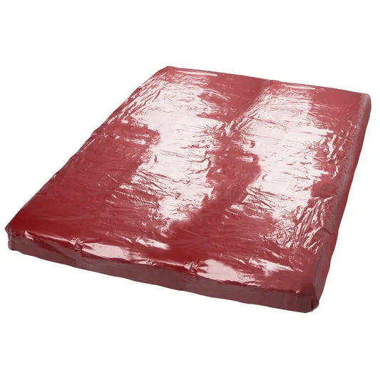 Red Orgy Bedsheets in Shiny PVC for Ultimate Pleasure and Fun